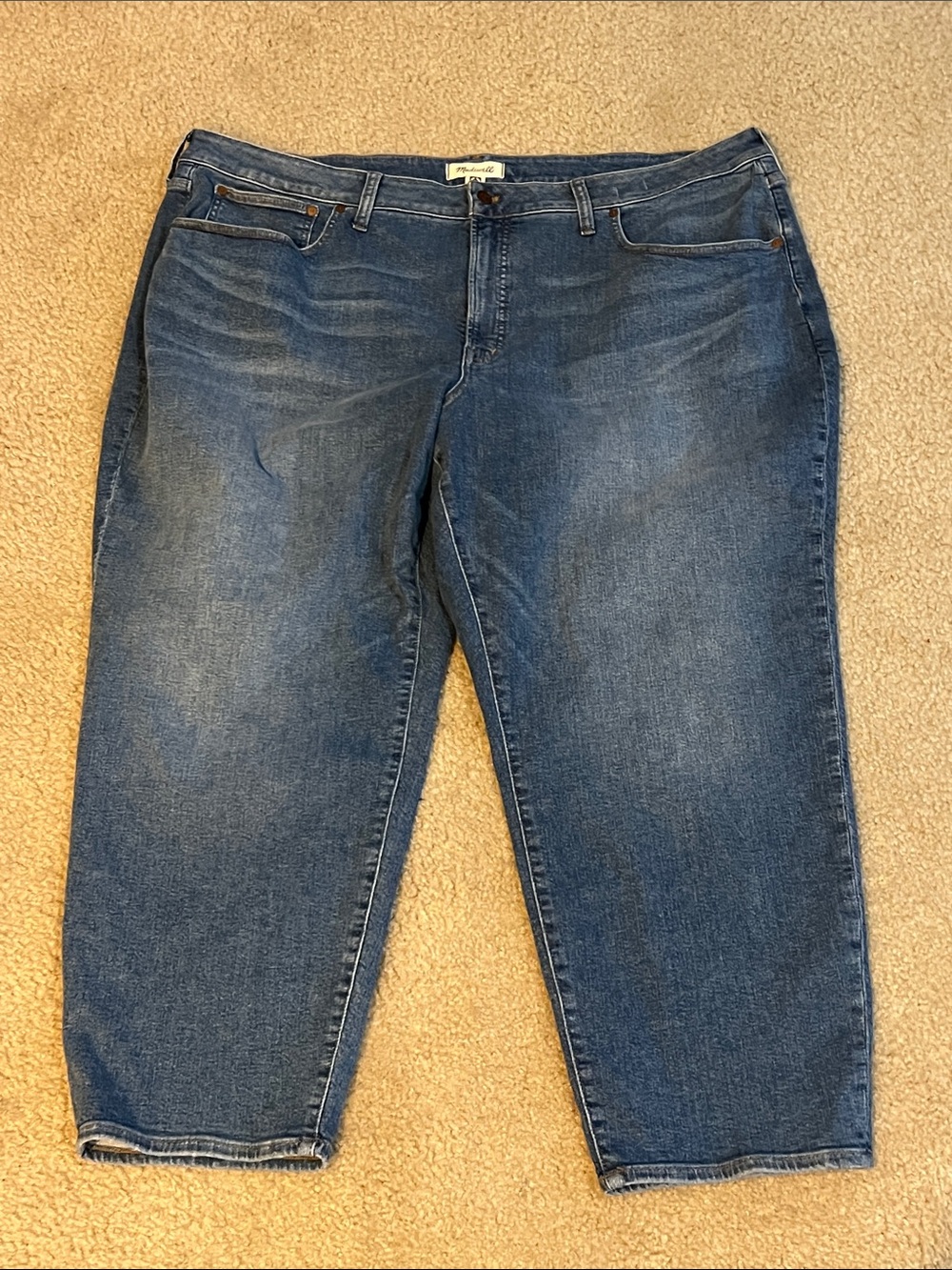 Madewell Women's Blue Relaxed-Fit Jeans
